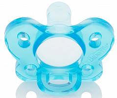 Пустышка Dr. Browns цельносиликоновая, 0-6 мес.