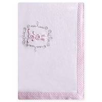 Плед хлопок/велюр серии "Rabbitto", 75% хлопок, 25% полиэстер, размер 80*90 см